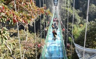 福建三明尤溪玻璃桥有多刺激？