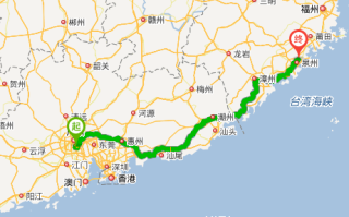 福建泉州到广州有多远