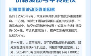 泉州到太原机票多少钱？