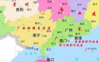 广东广西江西地图全图包含哪些关键信息？