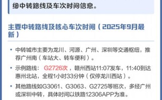惠州到赣州高铁开通了吗？