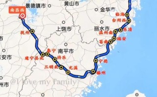 福建到上海火车距离多少公里？