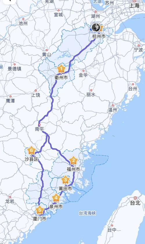 福建福州到厦门距离多少公里？-第2张图片-花冠旅游服务