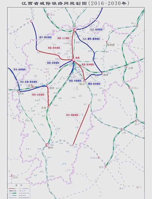 江西2025铁路规划有哪些新线路?-第1张图片-花冠旅游服务 江西2025铁路规划有哪些新线路?-第1张图片-花冠旅游服务