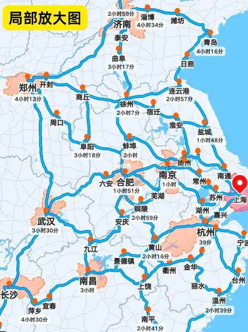 上海福建动车路线图有哪些站点？-第3张图片-花冠旅游服务