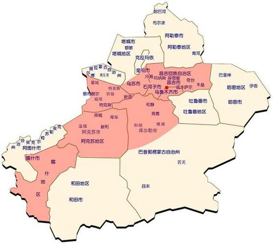 新疆地图全图高清版大图哪里能找到？-第3张图片-花冠旅游服务