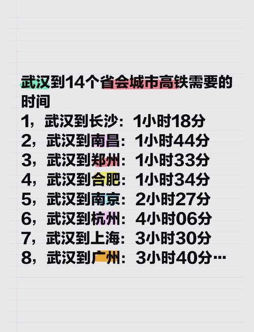 福建到武汉高铁时刻表最新版是?-第3张图片-花冠旅游服务 福建到武汉高铁时刻表最新版是?-第3张图片-花冠旅游服务