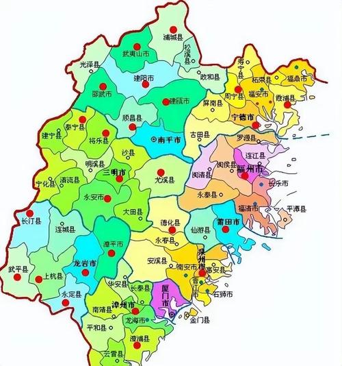 福建地图全图高清版哪里能找到？-第3张图片-花冠旅游服务