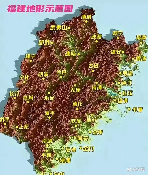 福建地图藏着多少本地人独有的密码？-第1张图片-花冠旅游服务