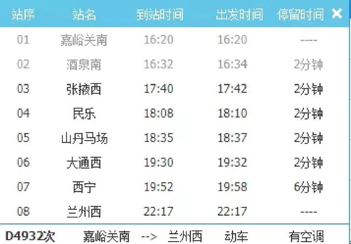 兰州至新疆高铁时刻表何时更新?-第2张图片-花冠旅游服务 兰州至新疆高铁时刻表何时更新?-第2张图片-花冠旅游服务