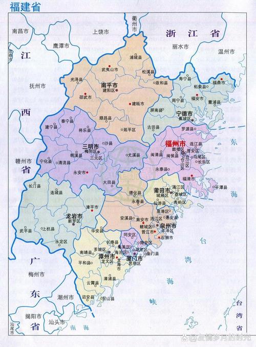 福建市地图全图具体包含哪些区域？-第1张图片-花冠旅游服务