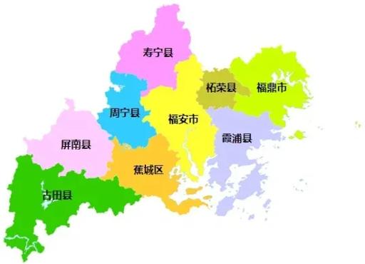 福建宁德地图与福建地图有何关联？-第3张图片-花冠旅游服务
