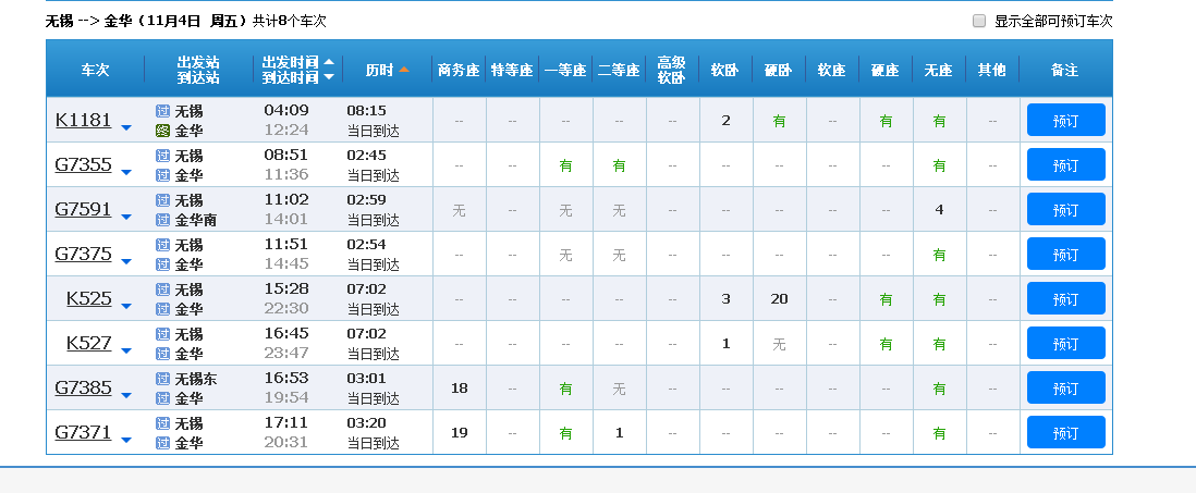 江西到金华高铁票价多少?-第1张图片-花冠旅游服务 江西到金华高铁票价多少?-第1张图片-花冠旅游服务