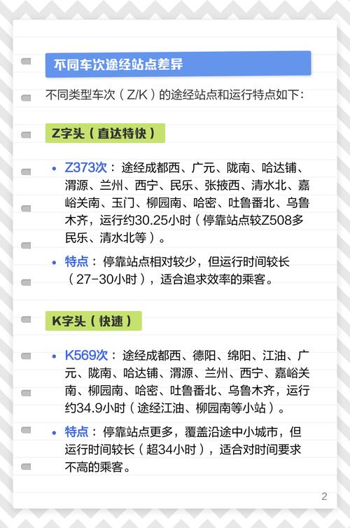 成都至新疆火车时间表具体有哪些车次？-第2张图片-花冠旅游服务