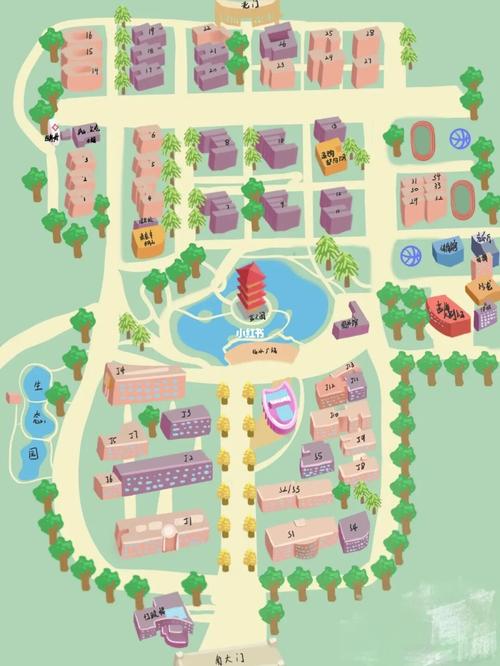 江西科技学院3d地图-第1张图片-花冠旅游服务