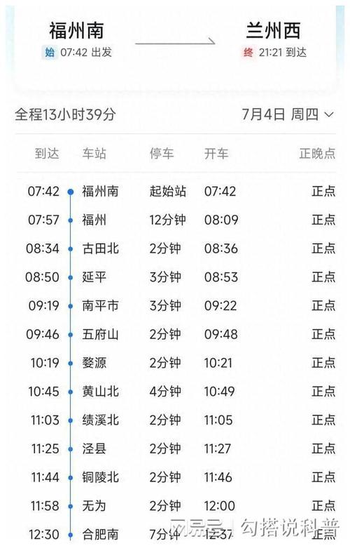 兰州到福建火车时刻表最新版是?-第2张图片-花冠旅游服务 兰州到福建火车时刻表最新版是?-第2张图片-花冠旅游服务