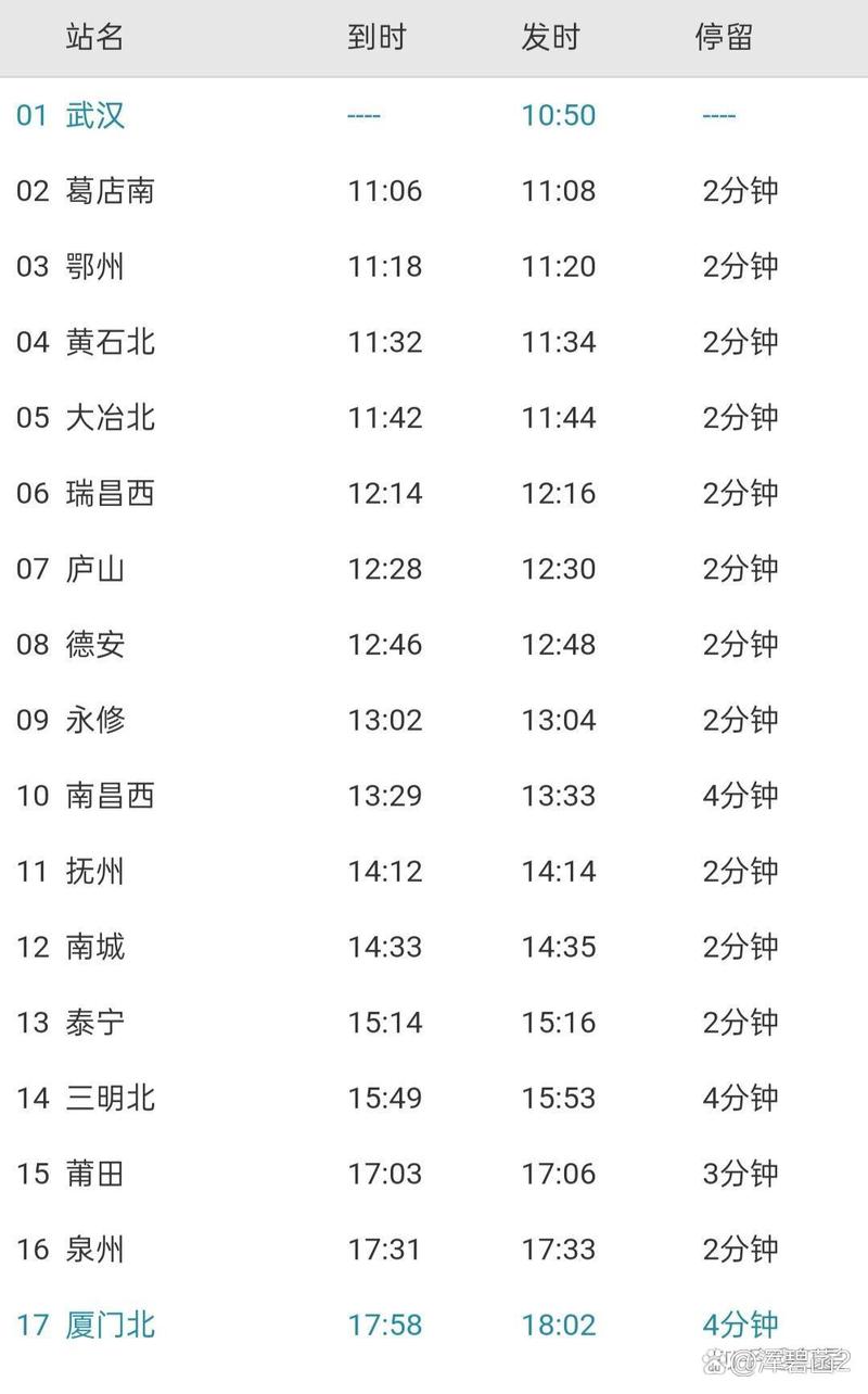 武汉到福建火车时刻表最新版查询？-第1张图片-花冠旅游服务