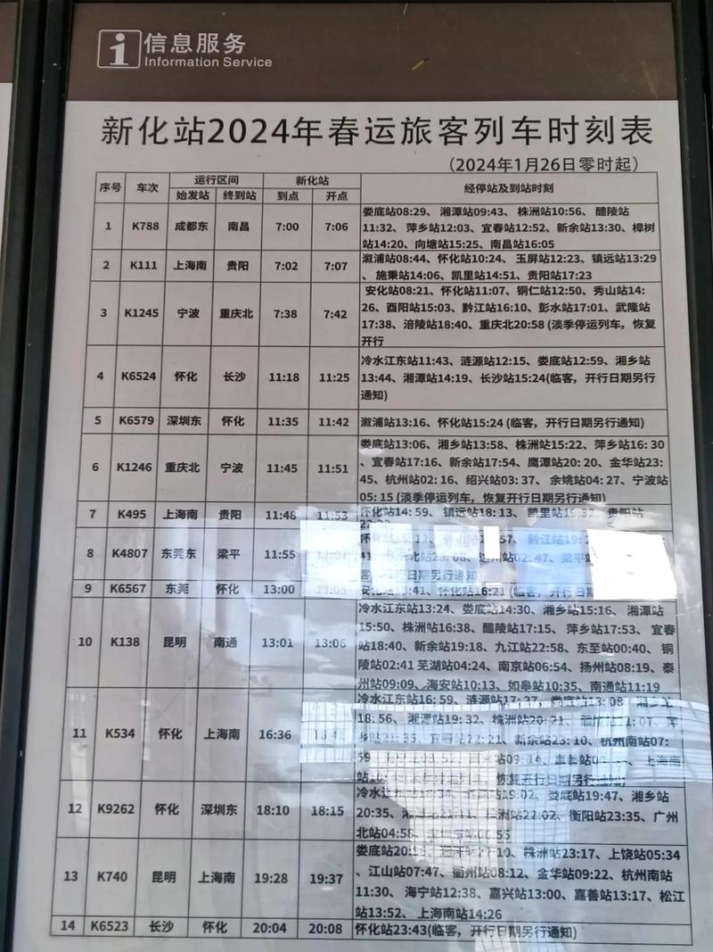 新化至江西高铁时刻表最新版几点发车?-第1张图片-花冠旅游服务 新化至江西高铁时刻表最新版几点发车?-第1张图片-花冠旅游服务