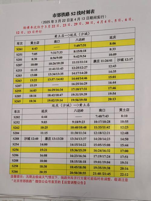 江西至北京高铁时刻表最新版是？-第2张图片-花冠旅游服务