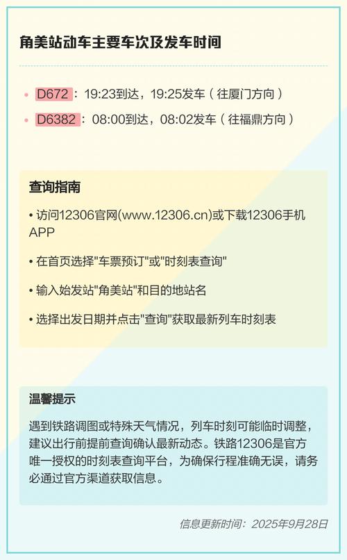 角美到江西动车时刻表最新查询?-第1张图片-花冠旅游服务 角美到江西动车时刻表最新查询?-第1张图片-花冠旅游服务