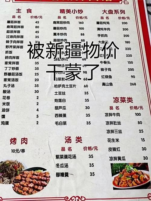 楼兰新疆主题餐厅菜单-第2张图片-花冠旅游服务 楼兰新疆主题餐厅菜单-第2张图片-花冠旅游服务