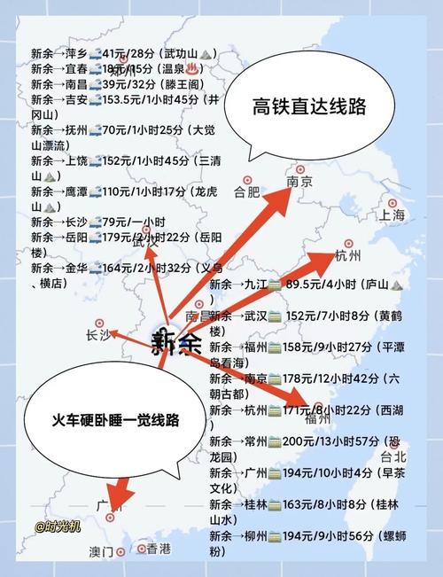 郑州到江西新余高铁怎么坐？-第2张图片-花冠旅游服务