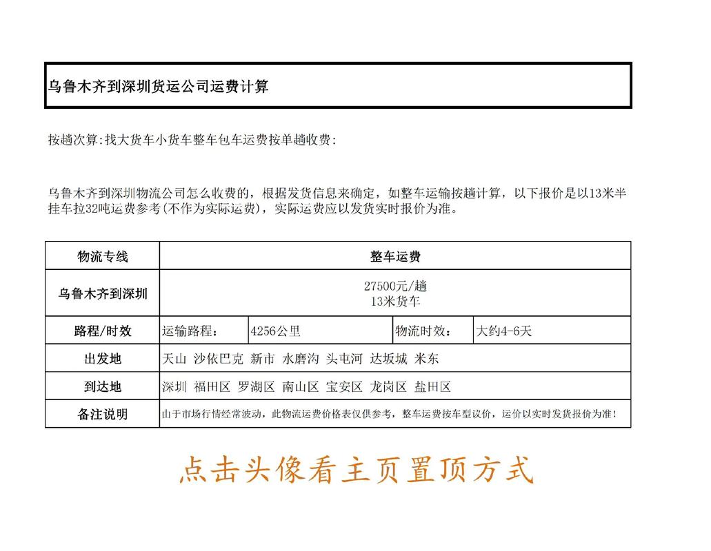 深圳到新疆邮费多少？-第3张图片-花冠旅游服务