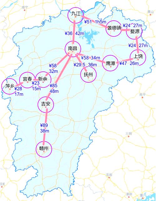 江西南昌到梅州多远？交通方式有哪些？-第1张图片-花冠旅游服务