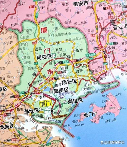 福建省厦门地图高清版哪里找？-第3张图片-花冠旅游服务