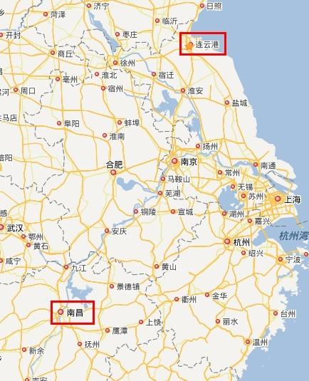 连云港到江西多少公里？-第1张图片-花冠旅游服务