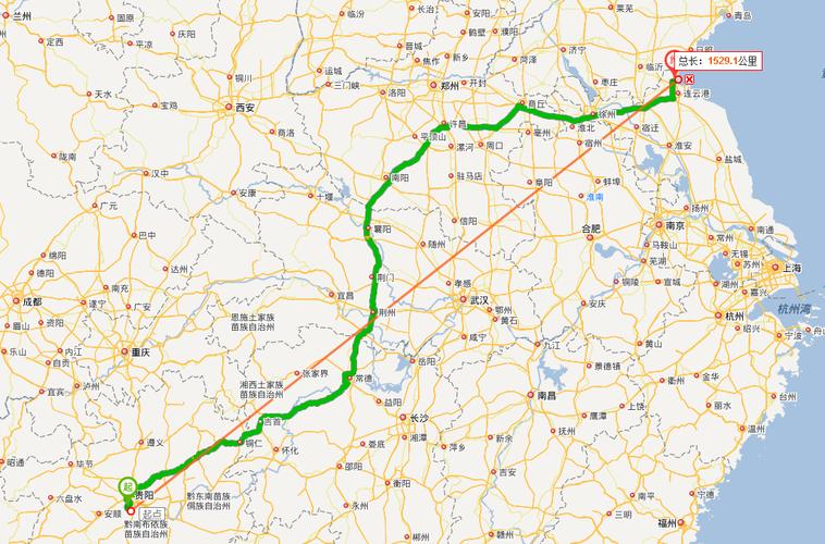 连云港到江西多少公里？-第3张图片-花冠旅游服务