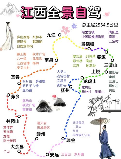 湖南到江西自驾游路线怎么走？-第1张图片-花冠旅游服务