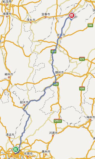 广州到江西吉安车程多久？-第1张图片-花冠旅游服务