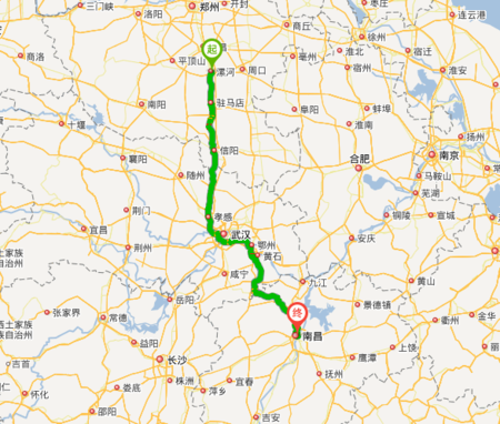 驻马店到江西距离多少公里？-第1张图片-花冠旅游服务